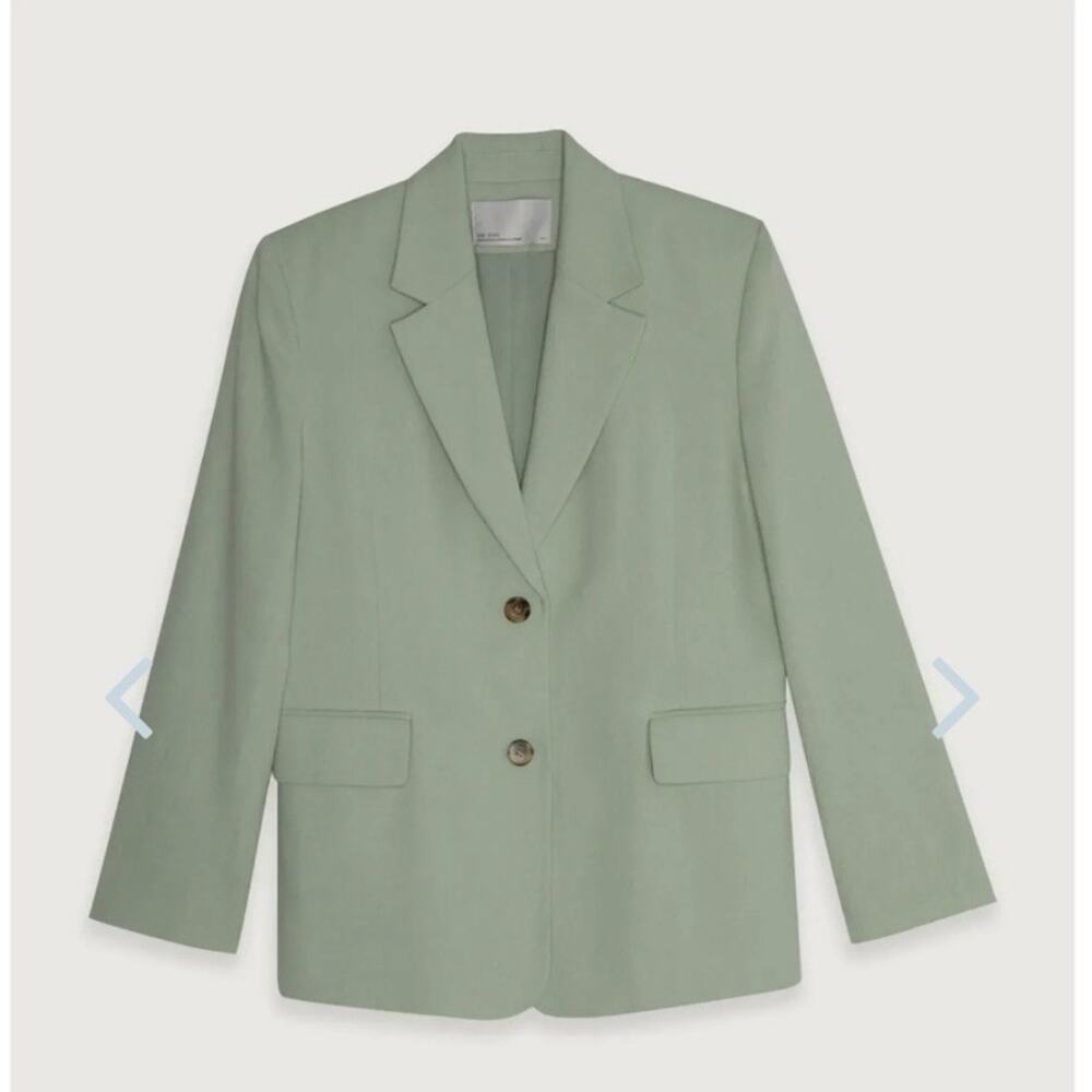 Oak + Fort Blazer Womens Oversized Fit Classic Wardrobe Office Essential Small